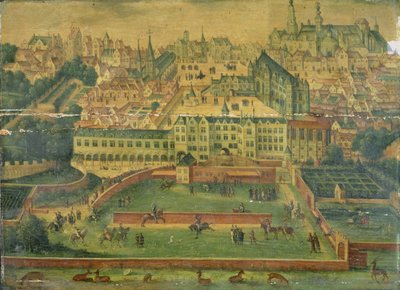 A View of the Royal Palace, Brussels by Flemish School